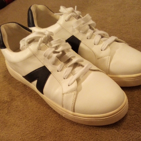 MIA Shoes - MIA White and Black Women's Sneakers